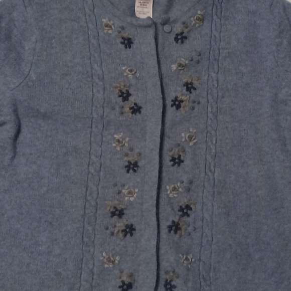 Vintage KS-Sport Knit-Set Women’s 100% Lambs Wool Sweater / Cottage Core - Picture 4 of 10